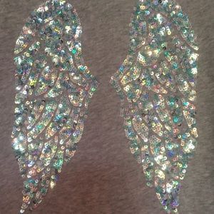 Vs angel wing zip up hoodie